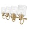 Z-Lite Kinsley 4 Light Vanity, Heirloom Gold And Clear Seeded 340-4V-HG - alternate 4